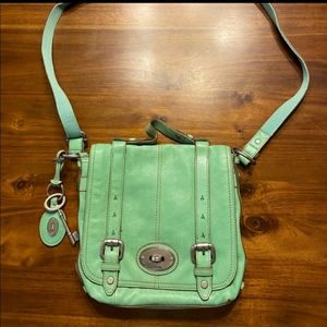 Fossil Sea Foam CrossBody Purse